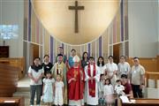 謝主教、梁牧師、勞牧師及新葡